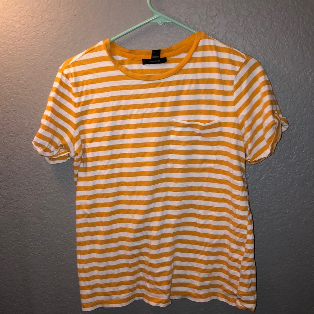 forever 21 striped shirt with pocket